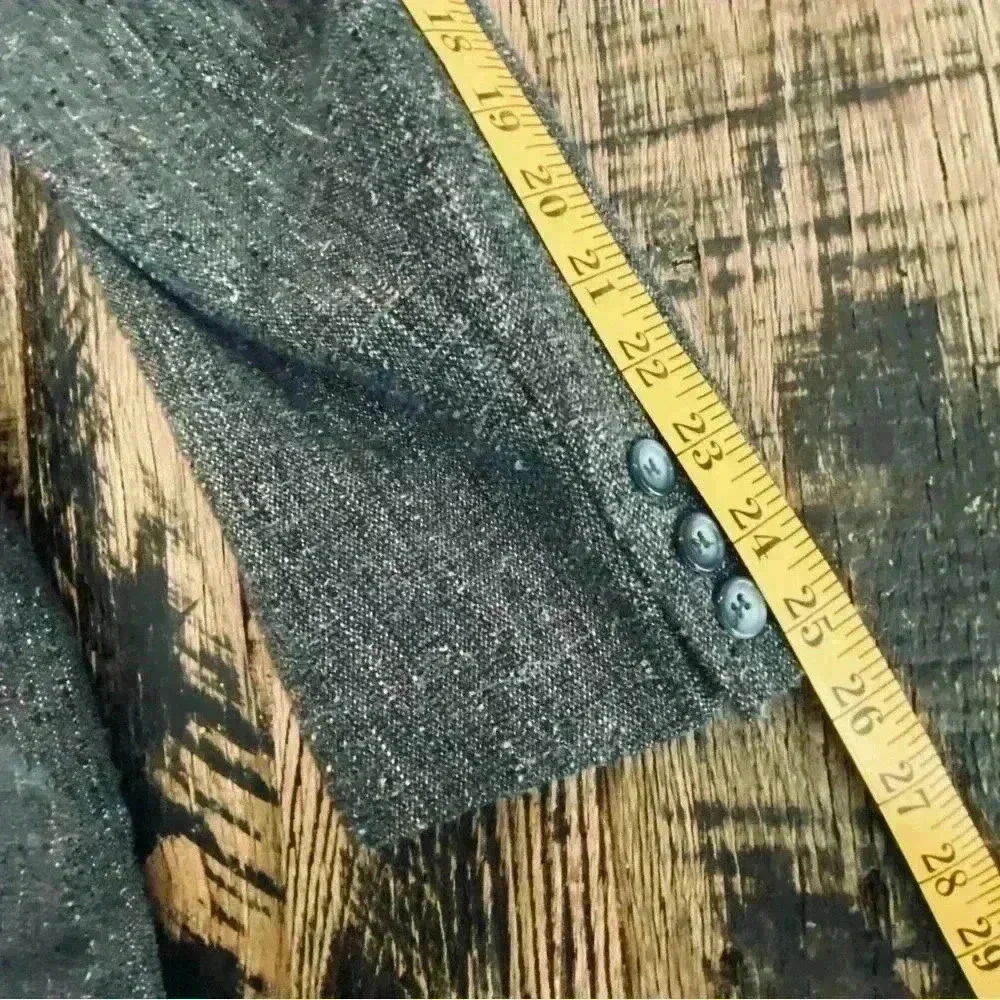 Vintage Circle S Dallas Texas Western Blazer Gray Blue Black Tweed Men’s 44L